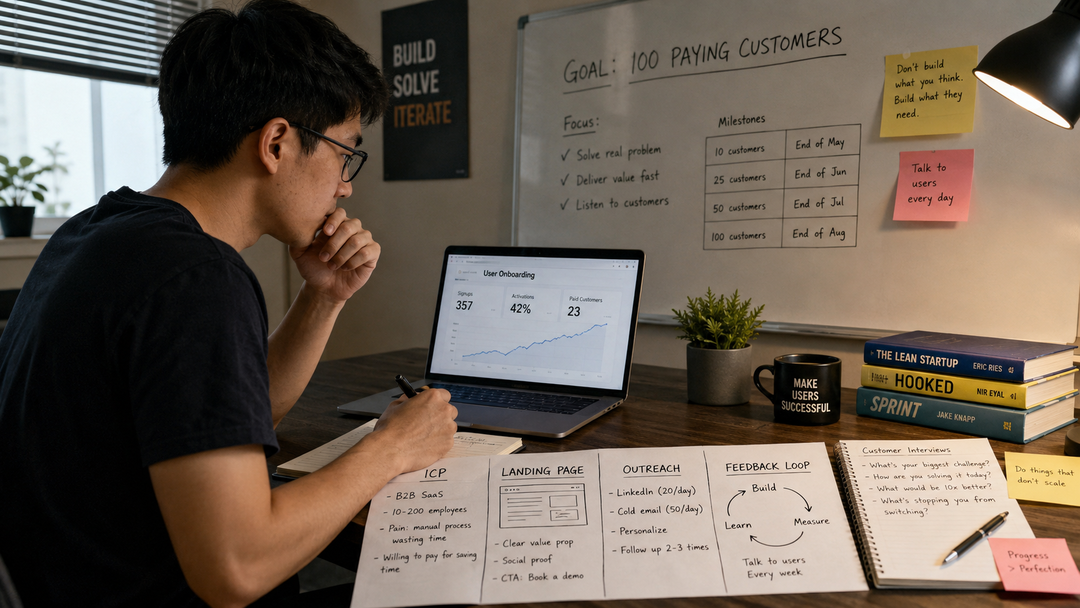 tìm 100 khách hàng đầu tiên cho B2B không cần ads