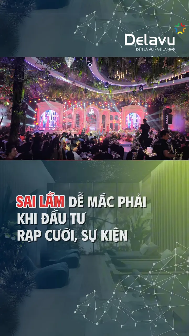 Đầu tư rạp cưới: Tránh ôm đồm để phát triển bền vững