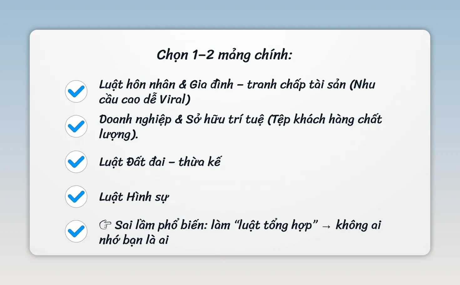 Marketing dịch vụ luật sư: lộ trình 12 tháng bền vững