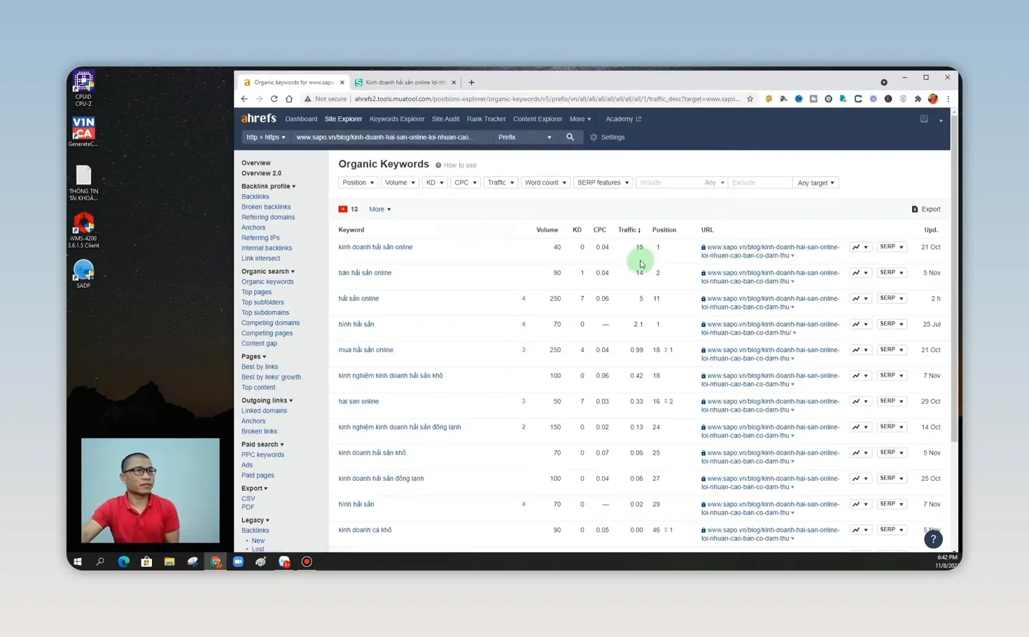 Nghiên cứu từ khóa đối thủ Ahrefs để SEO Google